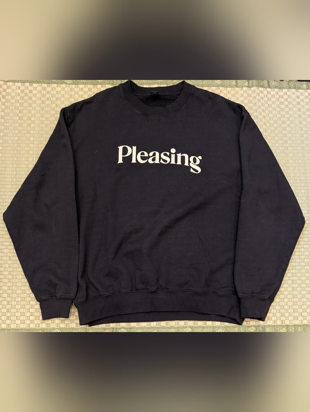 Pleasing by Harry Styles Crew Neck Cotton Sweatshirt Black Size 2XL Made in USA